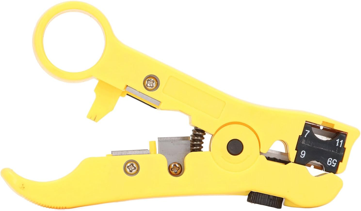 Coax Cable Crimper Tool Kit, Coaxial Cable Crimping Pliers for RG6 RG59 RG11 F Head Compression, Crimping and Stripping Pliers Tool for Electricians Work
