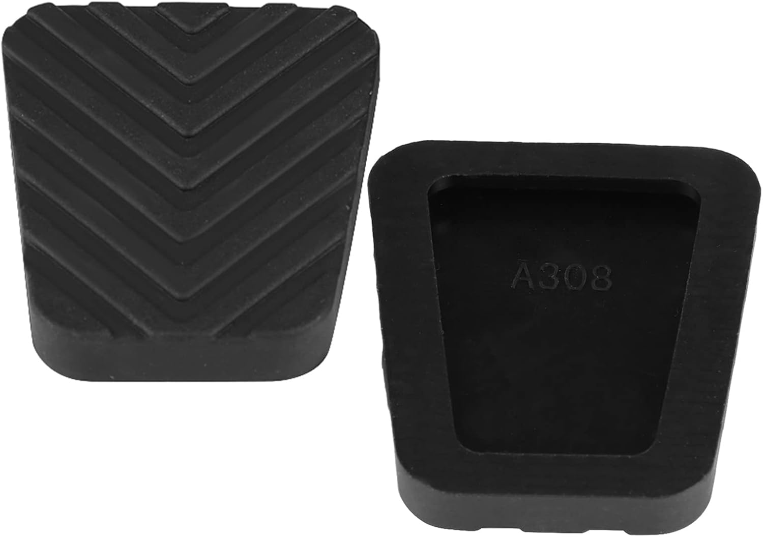 1 Pair Car Pedal Pad Cover 3282524000 Anti-Slip Rubber Auto Brake Clutch Pedal Pad Sleeve Rubber Black Fit for Accent Elantra Excel Scoupe Tiburon Getz image number 5