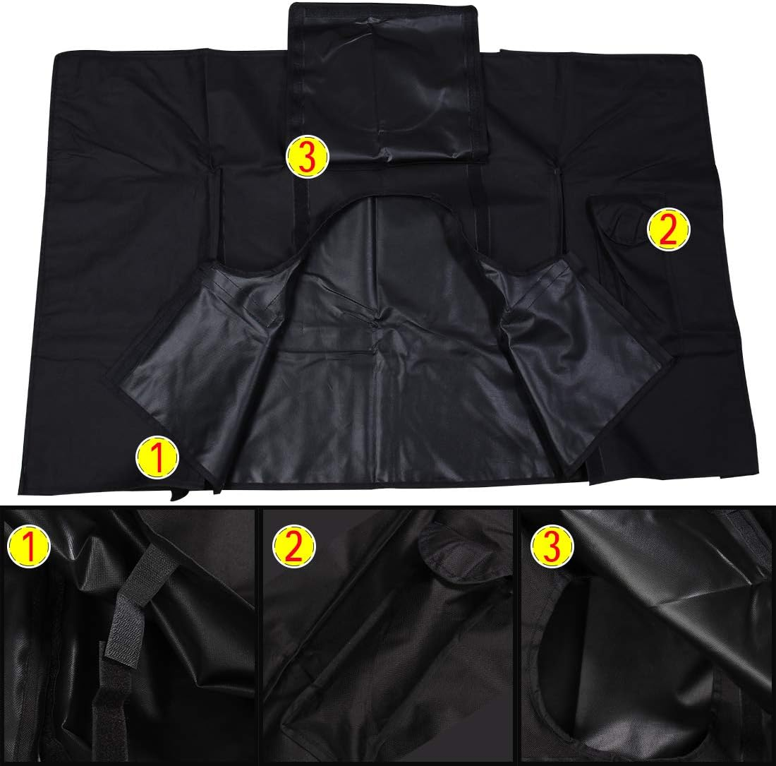 Outdoor TV Cover 22" - 26" - Black Heavy Duty Flat Screen Cover Resistant Water Protector Dust-Proof Material for Outdoor Garden Pool TV Television Screens