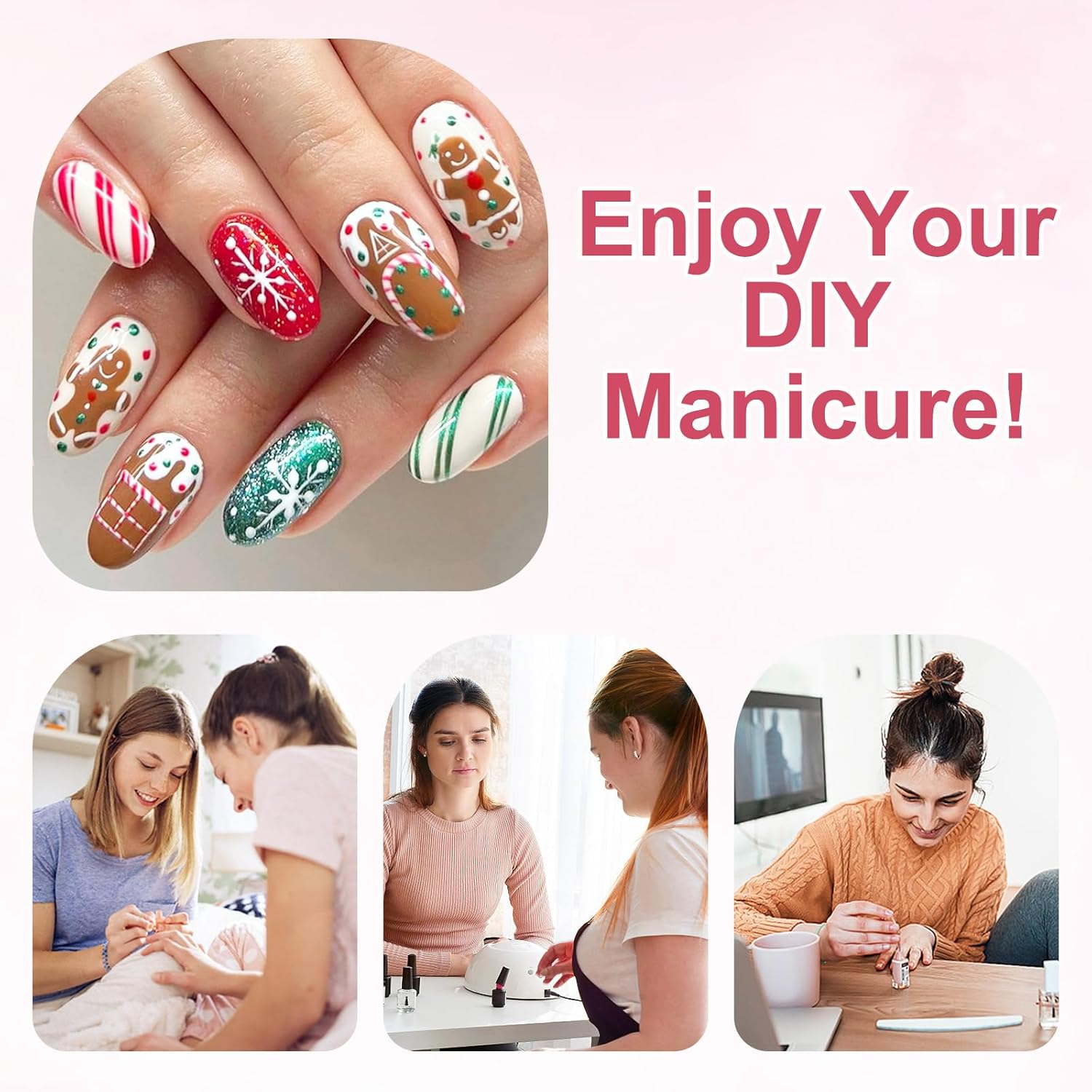 Oolong Nail Drill Machine 45000 RPM Rechargeable Electric Nail File E File 2000Mah Professional Acrylic Electric Nail Drill for Manicure Salon Home Acrylic Nails, Polishing, Manicure Pedicure Nail Tools,Pink image number 2