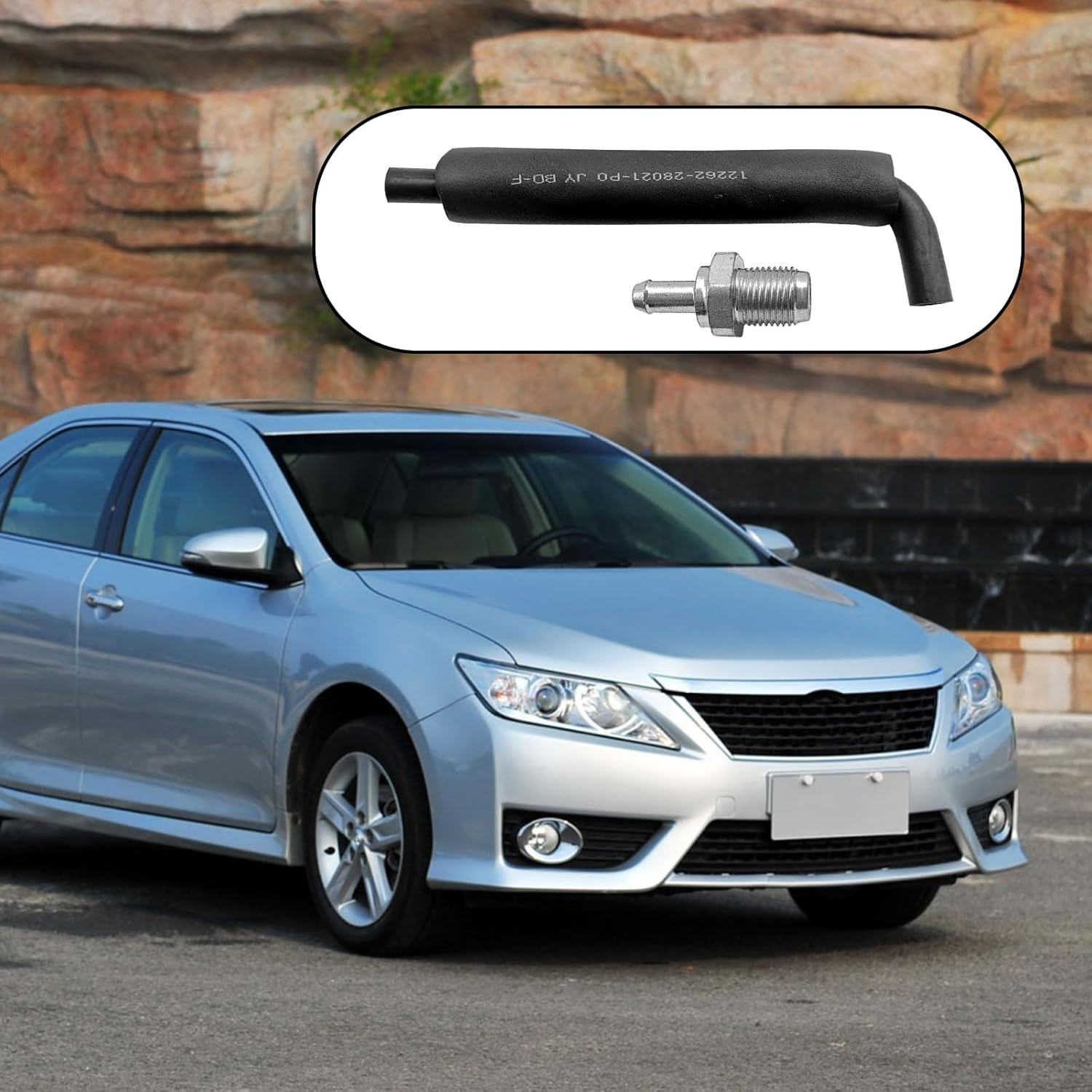 Toyota PCV Valve and Hose Kit - Compatible with Camry, Highlander, Scion Xb, Rav4, Solara, Corolla, Matrix; Lexus Hs250H PCV Hose image number 6