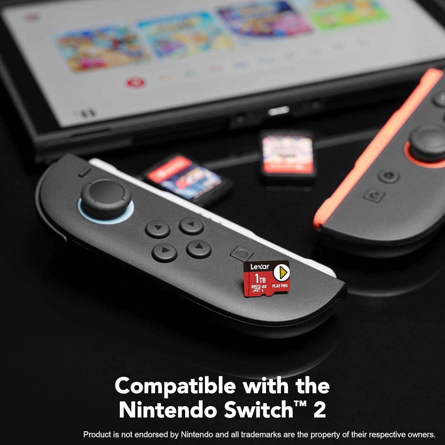 Lexar 1TB Play PRO Microsd Express Card, UHS-I, C10, U3, V30, Full HD, 4K, up to 900/600 Mb/S Memory Card, Nintendo-Switch 2, ASUS ROG Ally, Steam Deck (LMSXPS0001T-BNNNU) image number 3