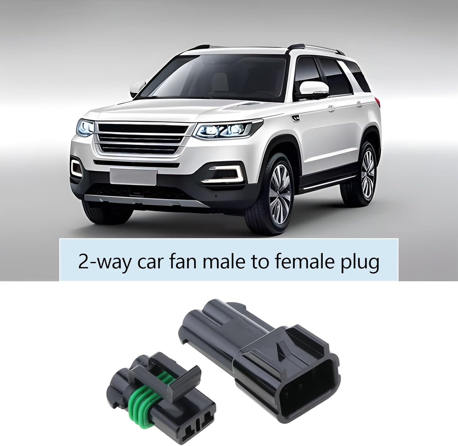 OTOTEC 1 Set 2-Way Metri-Pack Sealed 280 Series 30 AMP Automotive Connector for Most Automotive Marine Off-Road Agricultural Under-Hood with Terminal Waterproof Seal image number 6