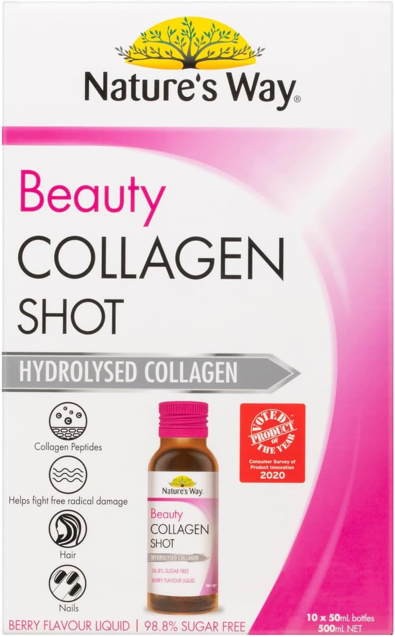 Nature'S Way Beauty Collagen Shots 50 Ml (Pack of 10) image number 1