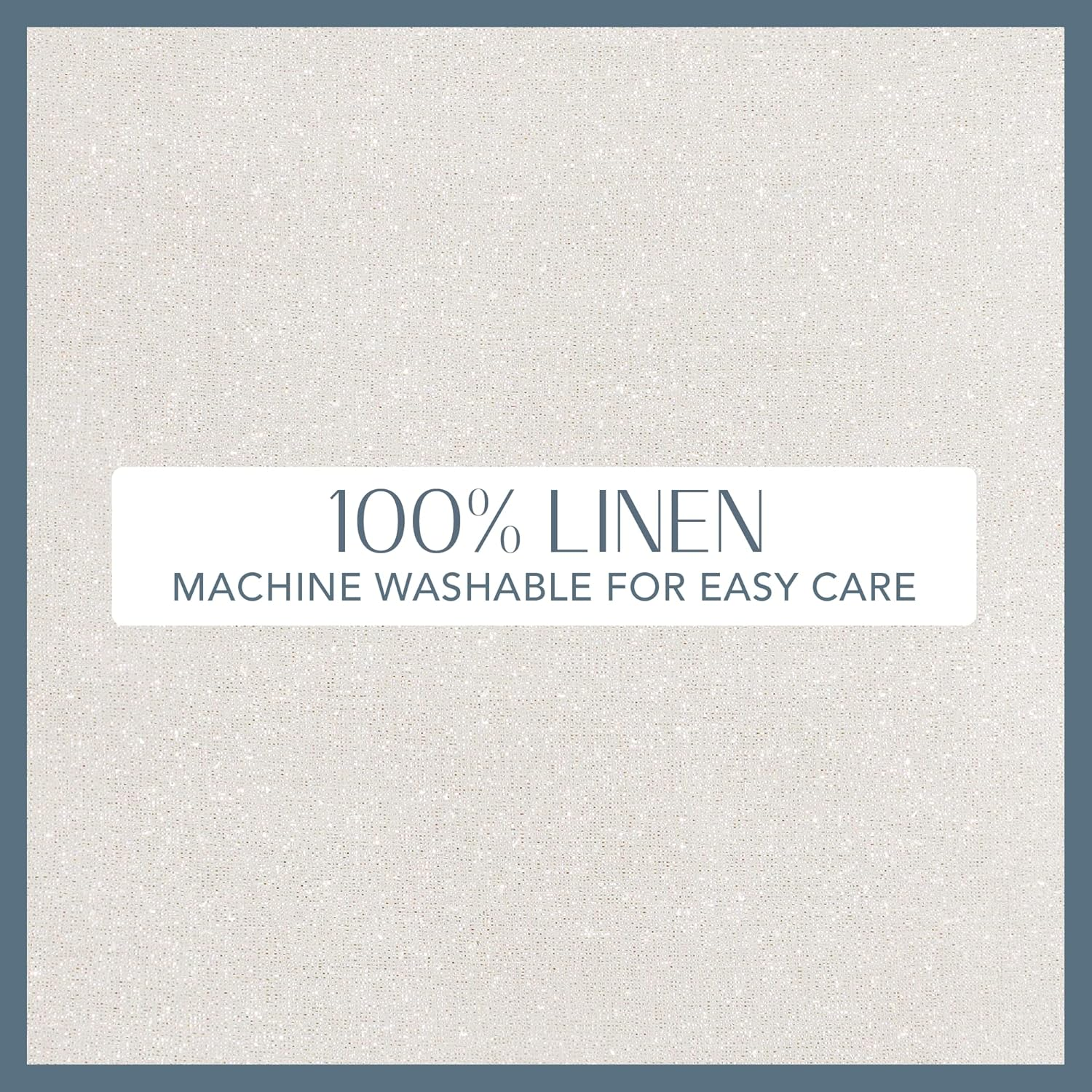 Villeroy and Boch La Classica Napkin Collection, White/Silver, 21"X21" (Set of 4) - Denim image number 4