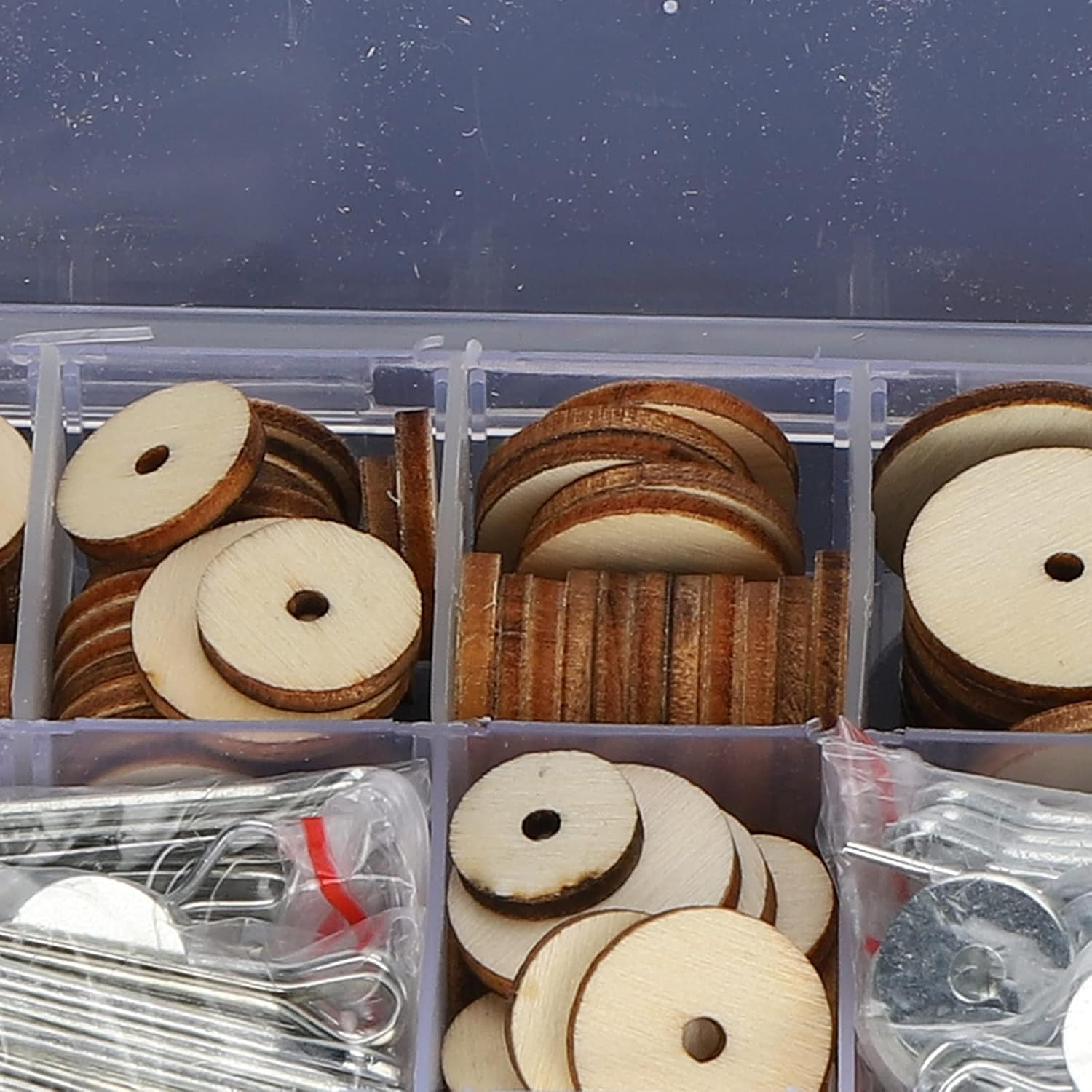 Doll Joints Doll Accessories for Teddy Bear Toys, 50 Set Doll Joints Cotter Pin Joints Doll Wood Skeleton Joints Movable Engage DIY Craft Toy Accessories image number 6