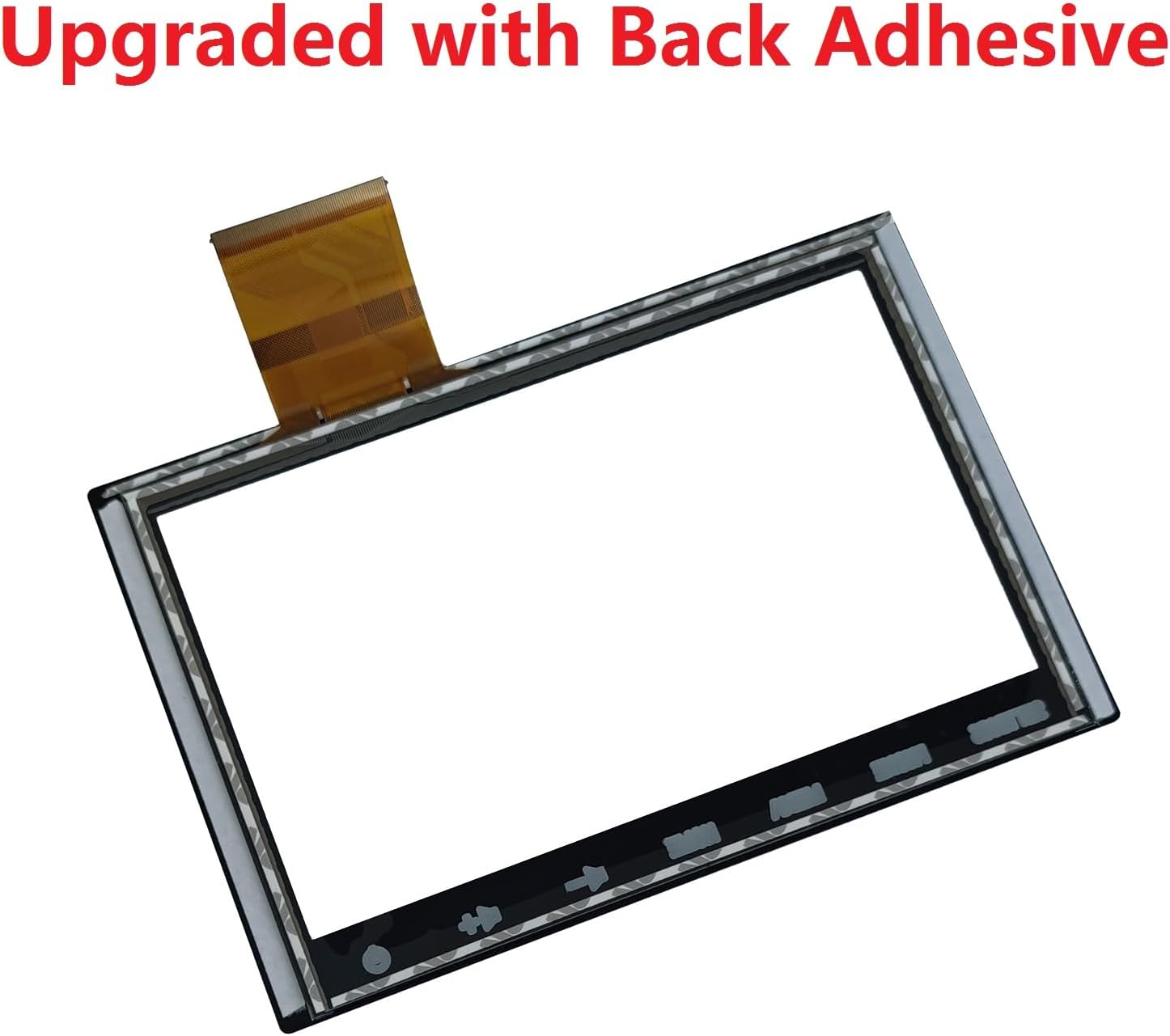 Touch Screen Digitizer Glass on Navigation Radio LCD 8 Inch Replacement Fit Mitsubishi Outlander Mirage 2020 2021 2022 Replaced OE# 8740A103 8740A098 (Without LCD)