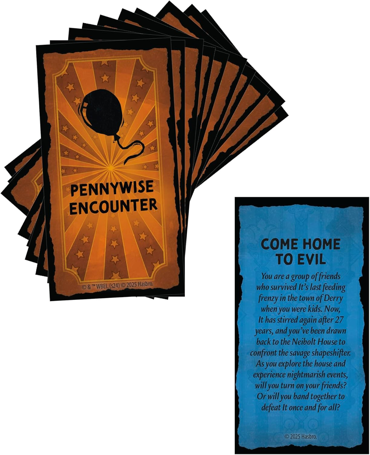 Hasbro Gaming Avalon Hill Betrayal at the Neibolt House: the Evil of Pennywise Expansion | Ages 17+ | 3-6 Players | Requires Betrayal at House on the Hill 3Rd Edition image number 3