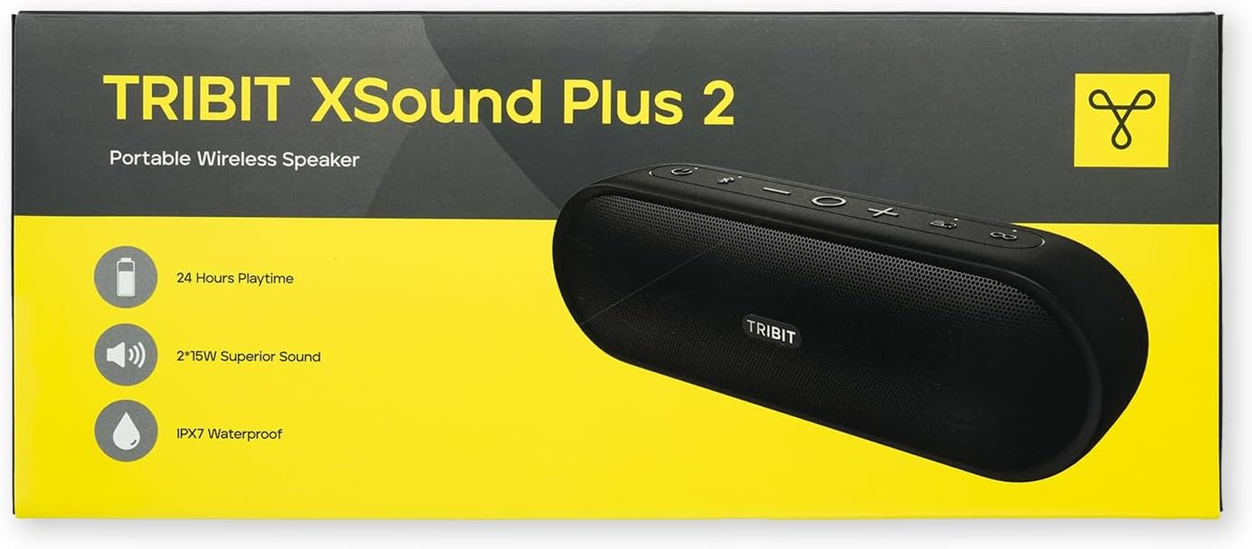 Tribit Xsound Plus2 30W 5.3 Bluetooth Wireless Speakers,Powerful Louder Stereo Sound with Bass-Enhanced Xbass Function,24H Playtime,Ipx7 Waterproof,Built in Mic,150Ft BT Range for Home/Outdoor,Blue image number 5