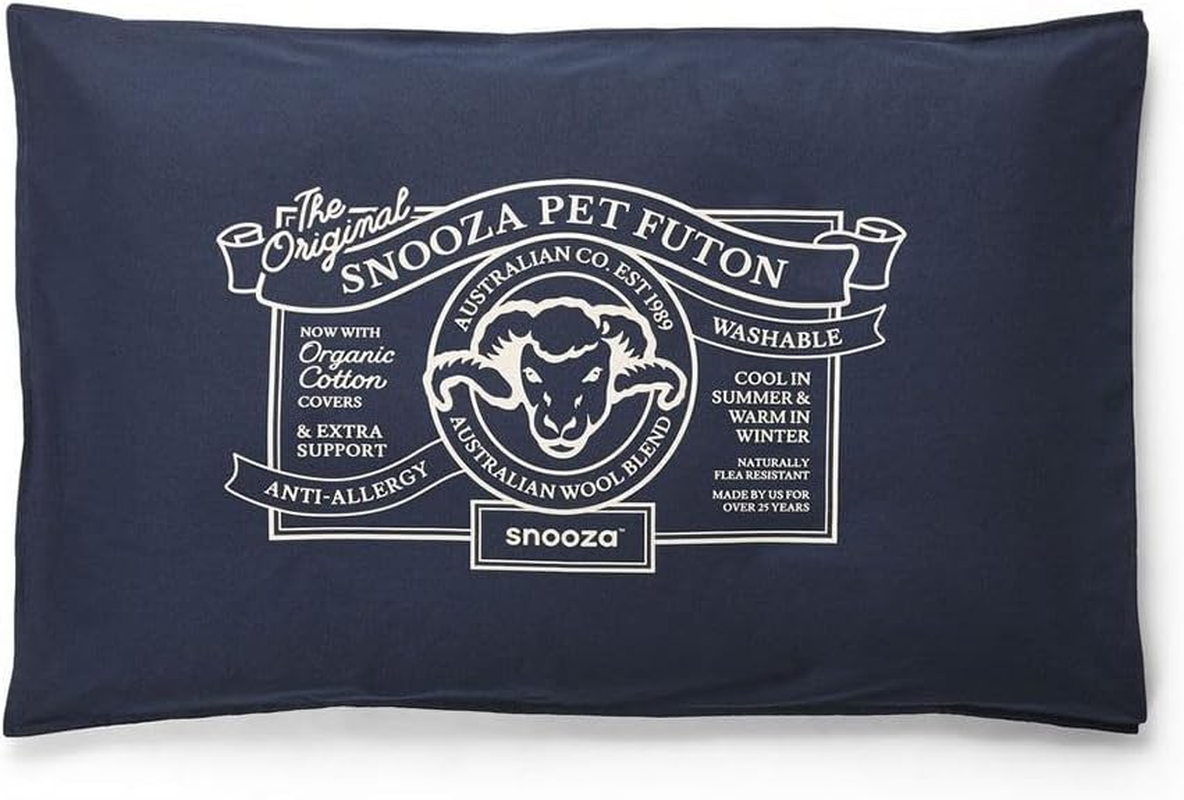 Snooza anti Allergy Dog Bed Cover, Blue, Large