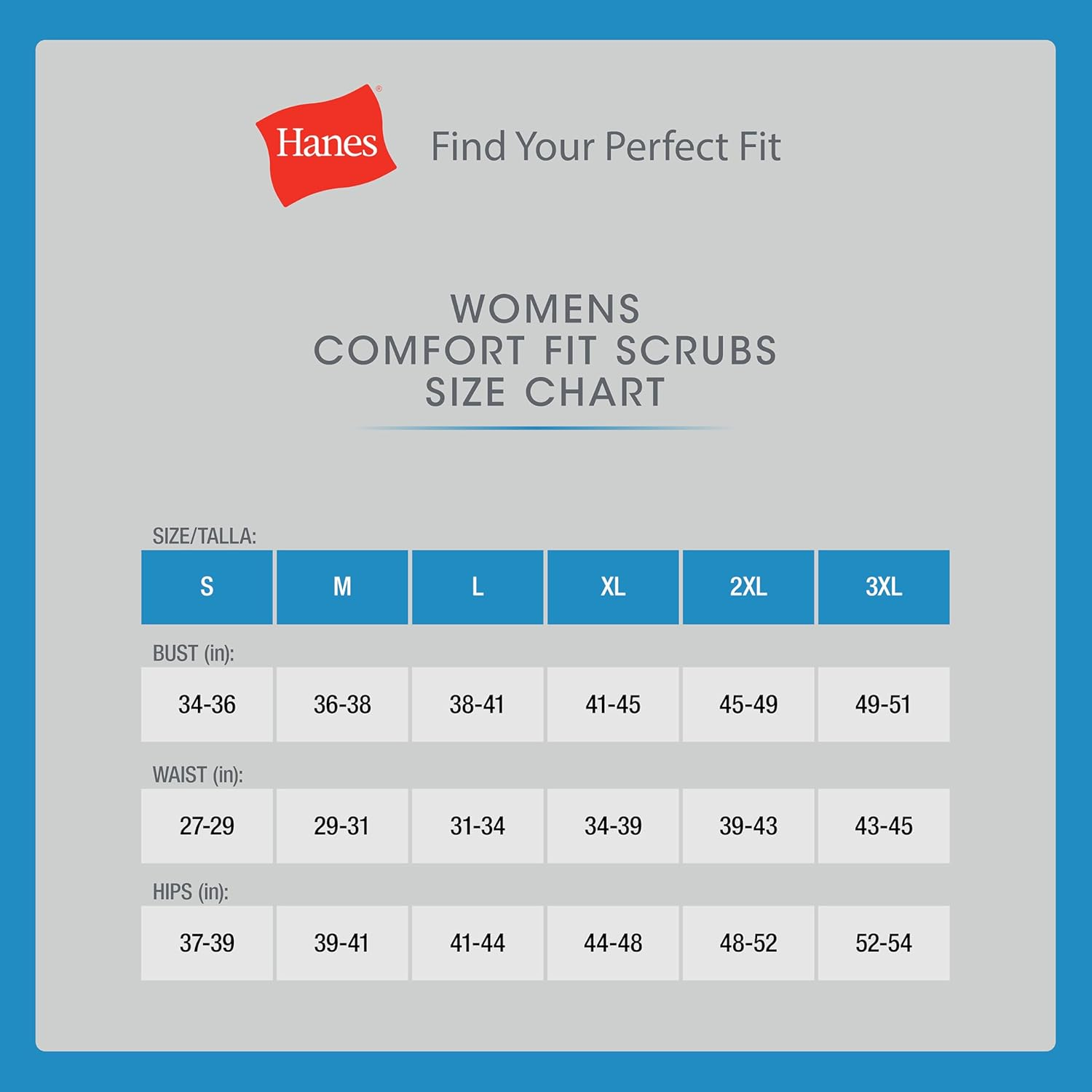 Hanes Women'S Comfort Fit Scrubs Underscrub, Supersoft Viscose from Bamboo Long Sleeve Shirt