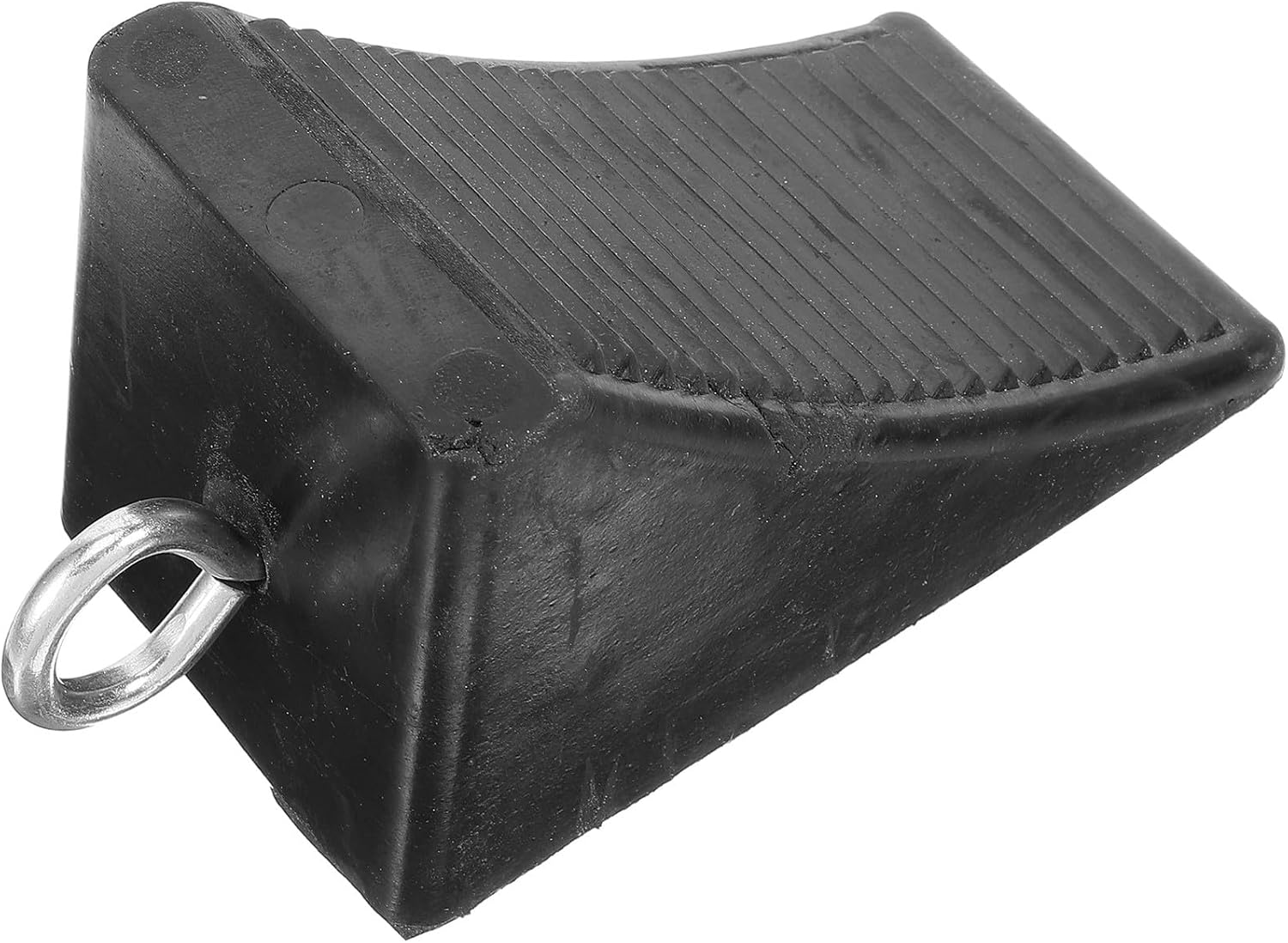 CHILDWEET Portable Rubber Wheel Chock 16X9X9Cm Anti-Skid Tire Stopper for Car and Truck Ramps Heavy Duty Vehicle Wheel Block for Secure Parking and Maintenance image number 4