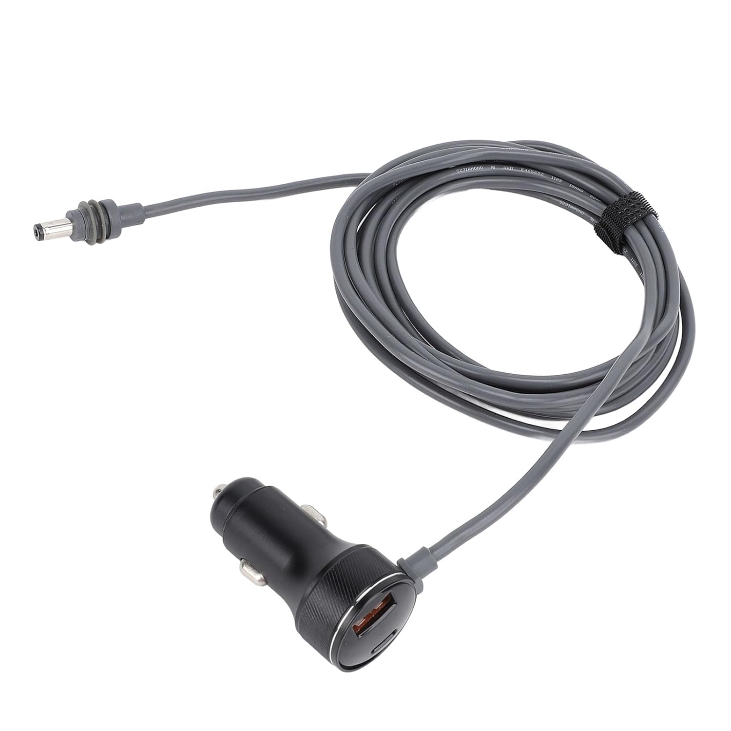 DC Car Charger Cable for Satellite - Dual Output Ports Mini Power Cable for Trucks, Buses, and Ships - Indoor & Outdoor Connectivity