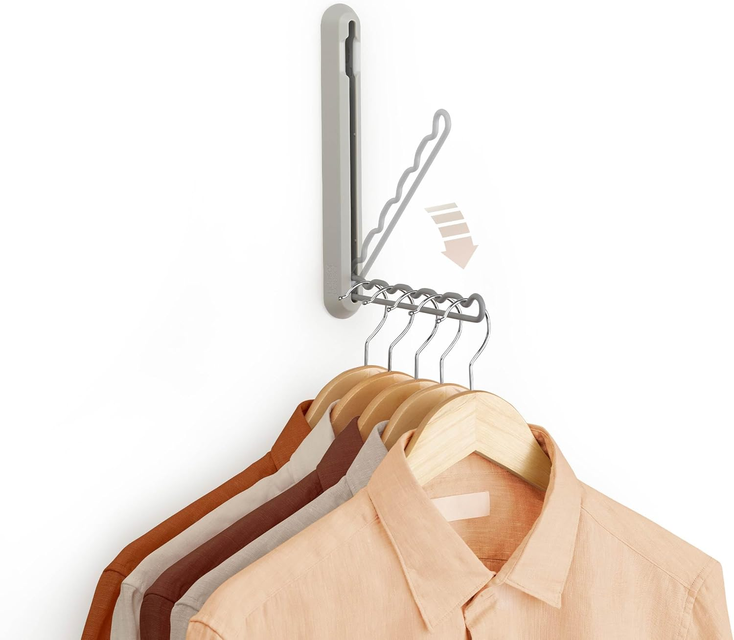 Joseph Joseph Orderly Foldaway Clothes Rail, Clothes Dryer, Laundry Ironing Drying Rack, Holds up to 5 Hangers image number 3
