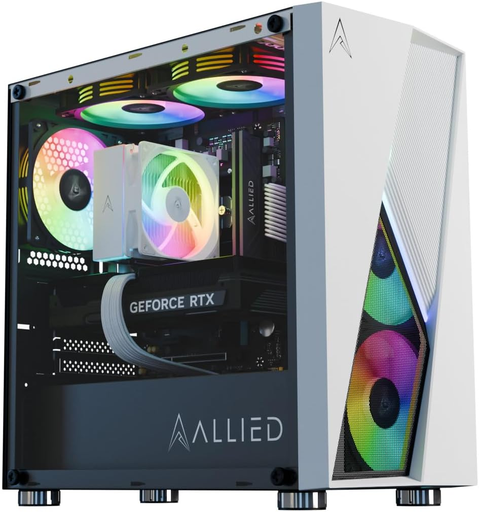 Allied Stinger Ryzen 5 5500 | RTX 4060 8GB | 16GB RAM | 1TB SSD | Wifi | Win 11 | Gaming PC | Desktop Computer image number 1