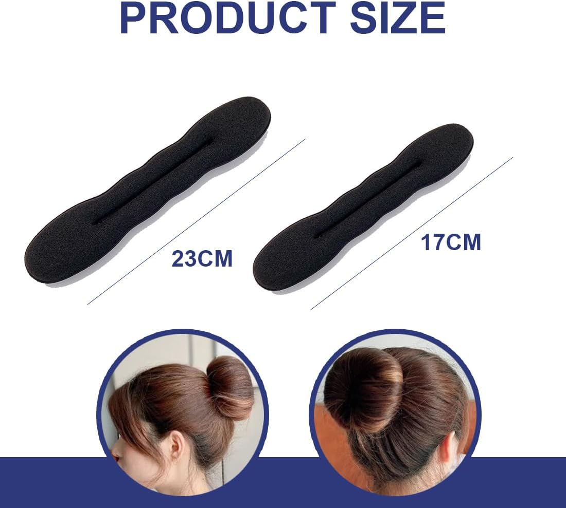 Pack of 4 Bun Maker, Pillow Top Hair Stylist, Hair Plate Maker, Bun Maker, Magic Bun image number 3