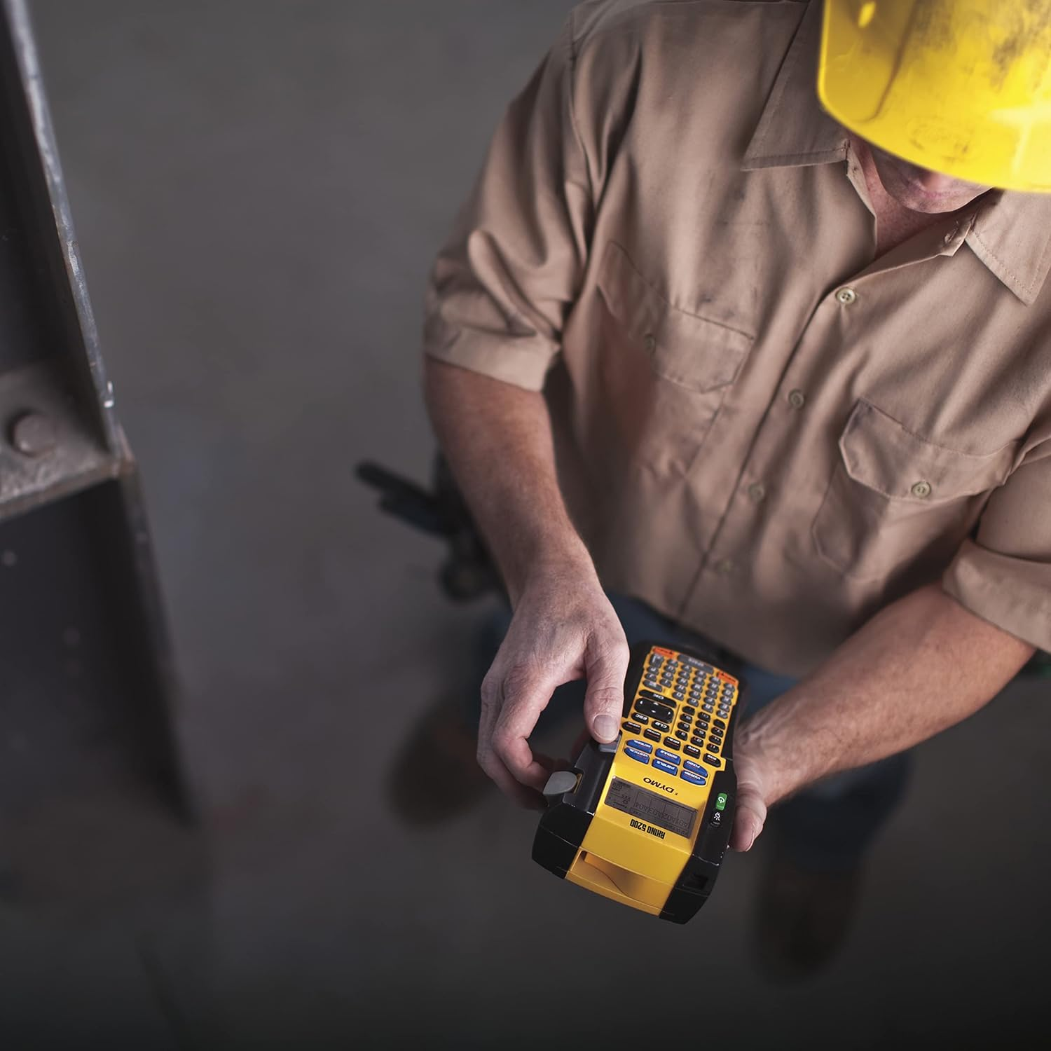 Dymo Rhino 5200 Industrial Label Maker | Labelling Machine Kit Case | Time-Saving Hot Keysprints Fastdurable Label Maker for Job Sites and Heavy-Duty Labelling Jobs | UK Plug image number 3