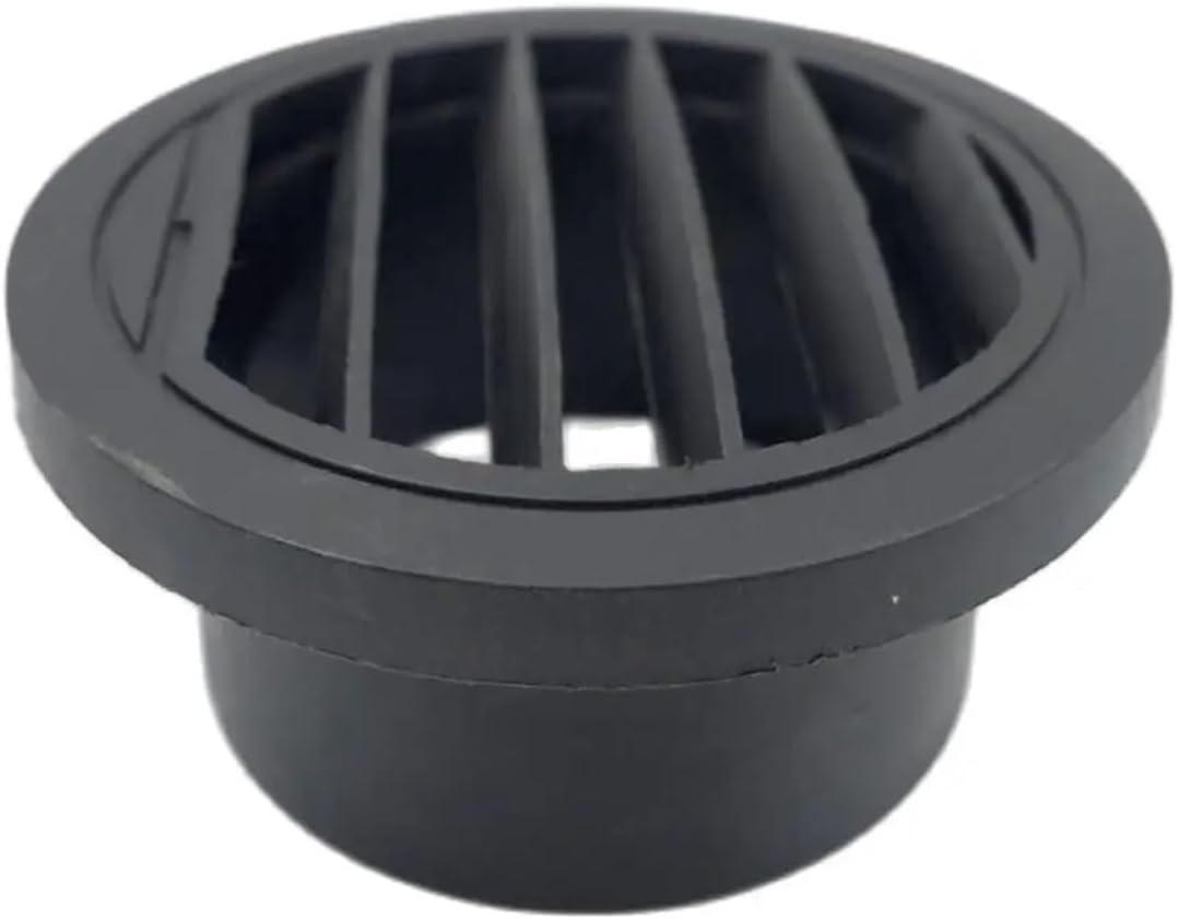 QIANHUI 75Mm Car Parking Heater Duct Air Vent Outlet Diesel Flat Connector Black for Webasto Eberspaecher image number 3