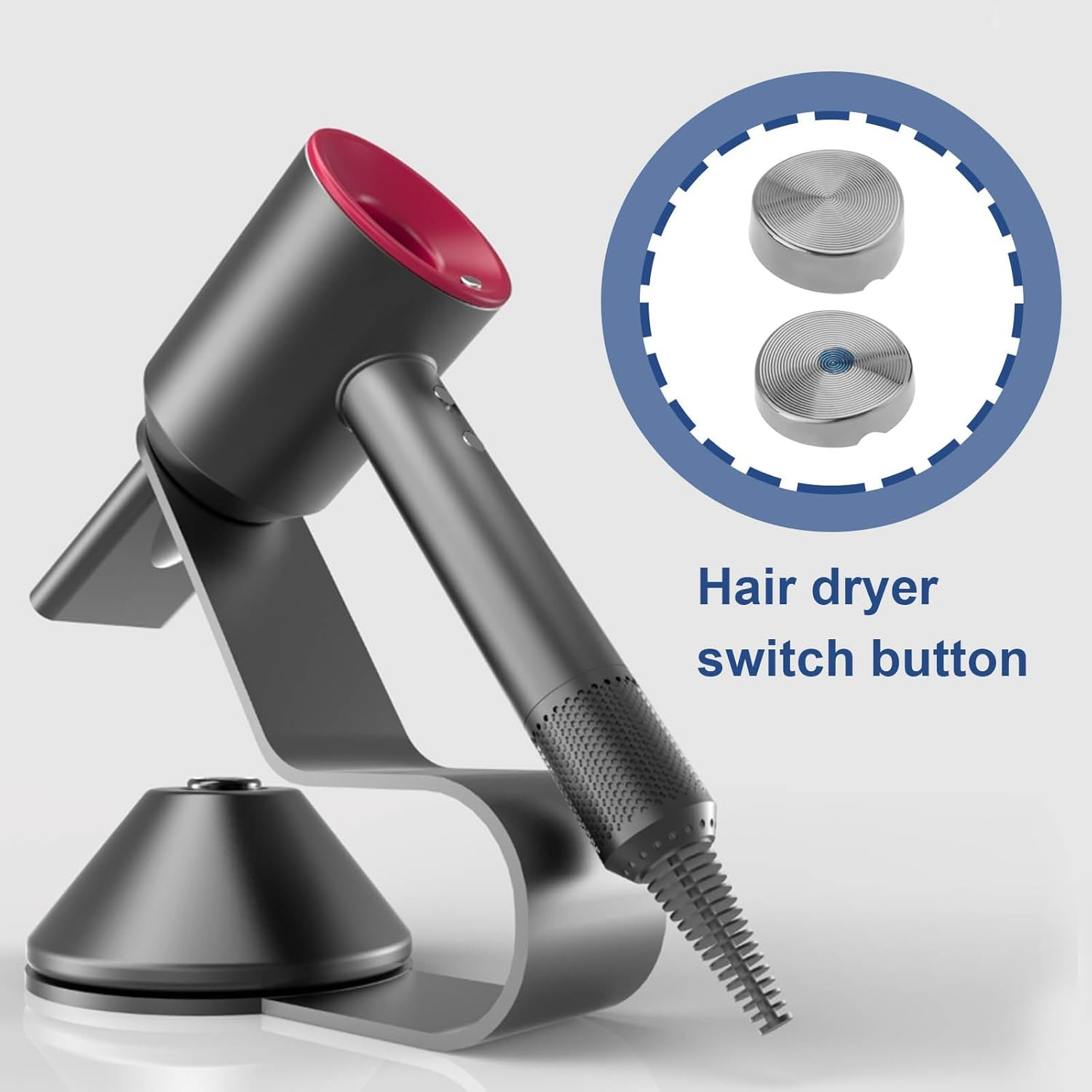 SING F LTD 1 Set Hair Dryer Switch Button Control Buttons Cool Air Button Replacement Compatible with Dyson Hair Dryer HD01 HD02 HD03 HD04 HD08