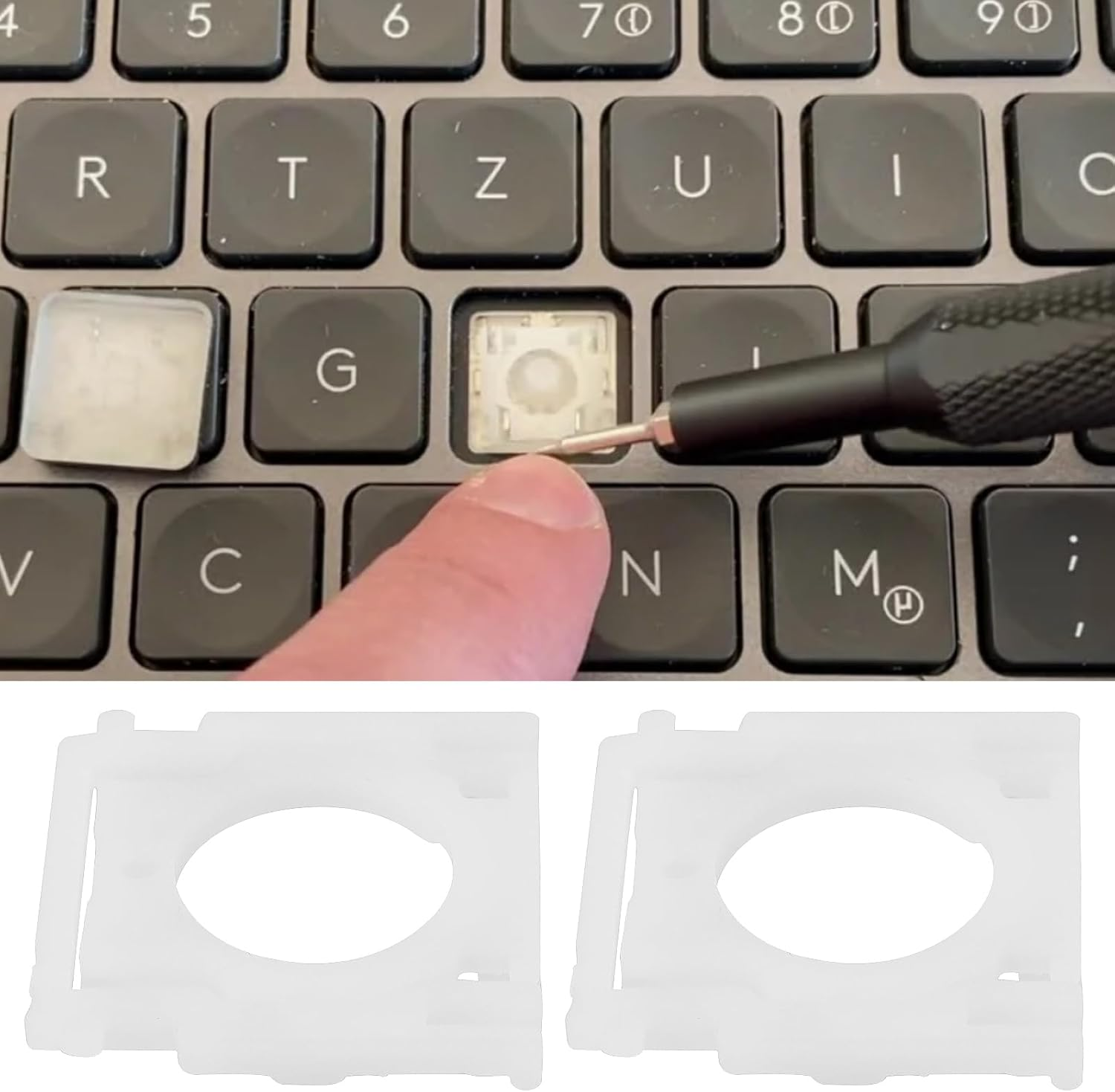 SG Store Pack of 2 Keyboard Hinges Mechanical Keyboard Key Support Brackets Keycap Hinge Clips Compatible with Logitech MX Keys Keyboard