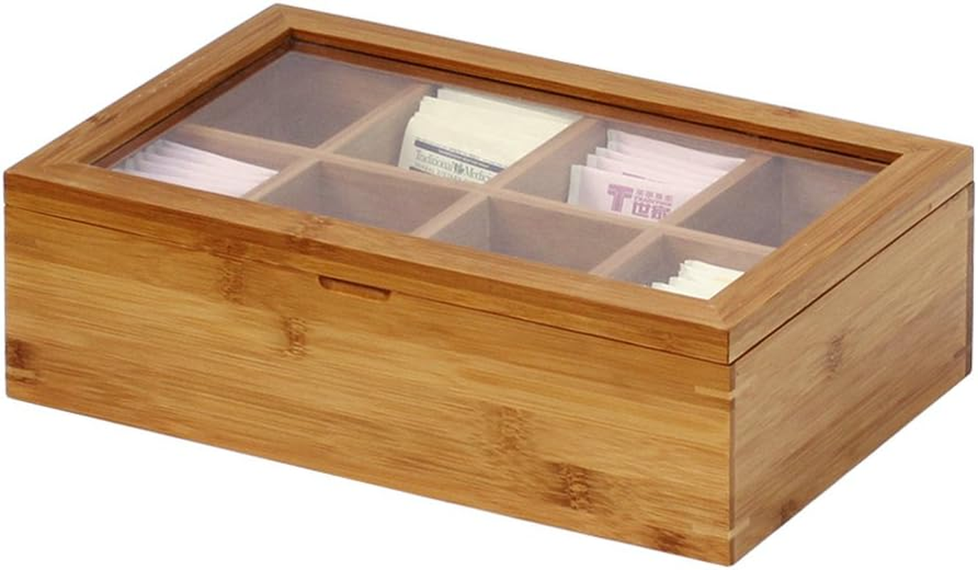 Oceanstar TB1323 Bamboo Tea Box, Natural image number 2