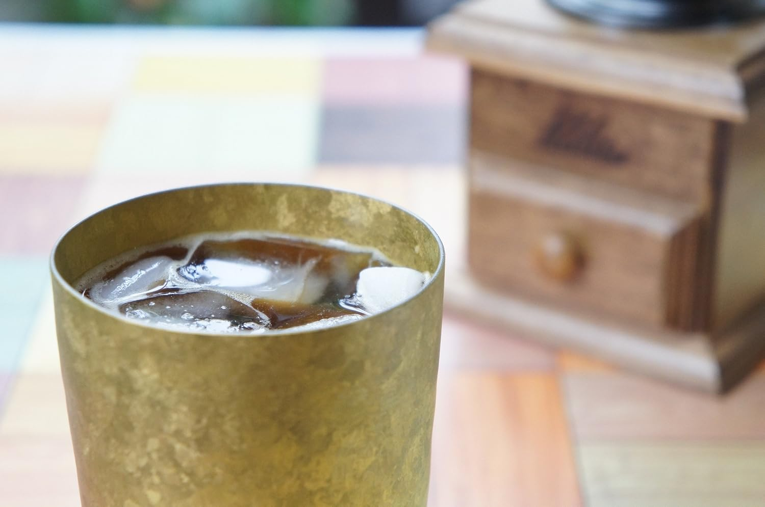 HORIE T08KM350PG Titanium Double Wall Tumbler, Made in Tsubame, Niigata Prefecture, Premium 11.8 Fl Oz (350 Cc), Premium Gold image number 1