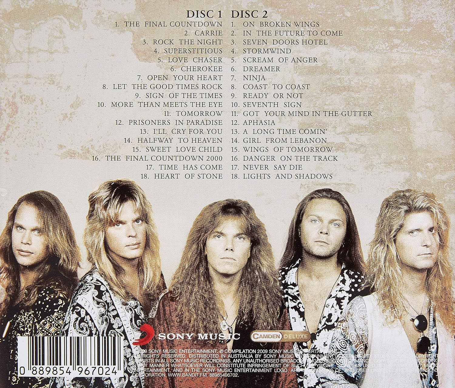 THE FINAL COUNTDOWN: the BEST of EUROPE (GOLD SERIES) image number 1