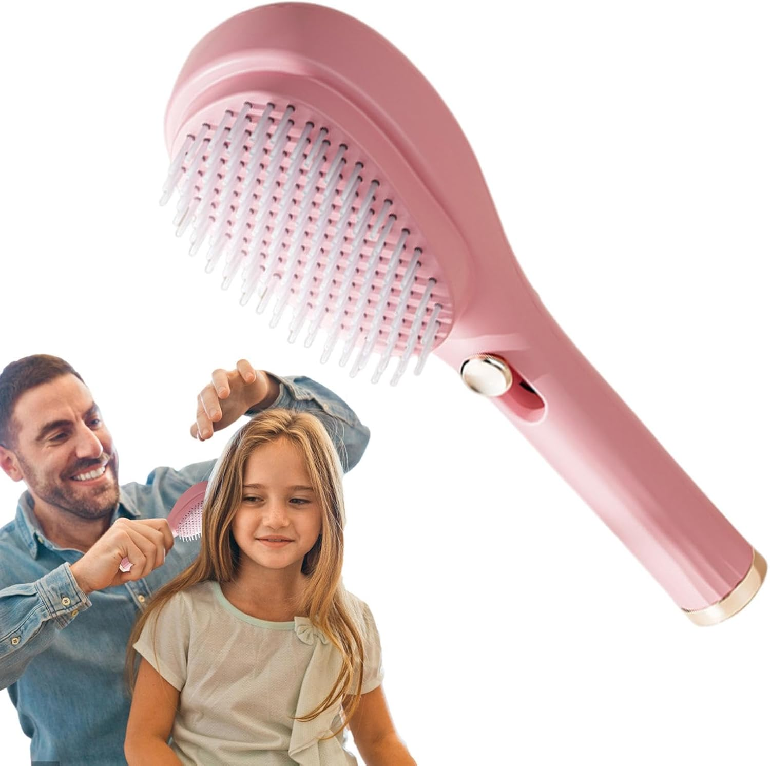 Detangling Hair Brush | Hair Detangler Brush | Detangler Comb for Hair | Hair Detangler for Kids, Curly Hair Detangling Brush, Thick Hair Detangler Brush, Gentle Scalp Brush, Gentle Scalp Brush image number 5