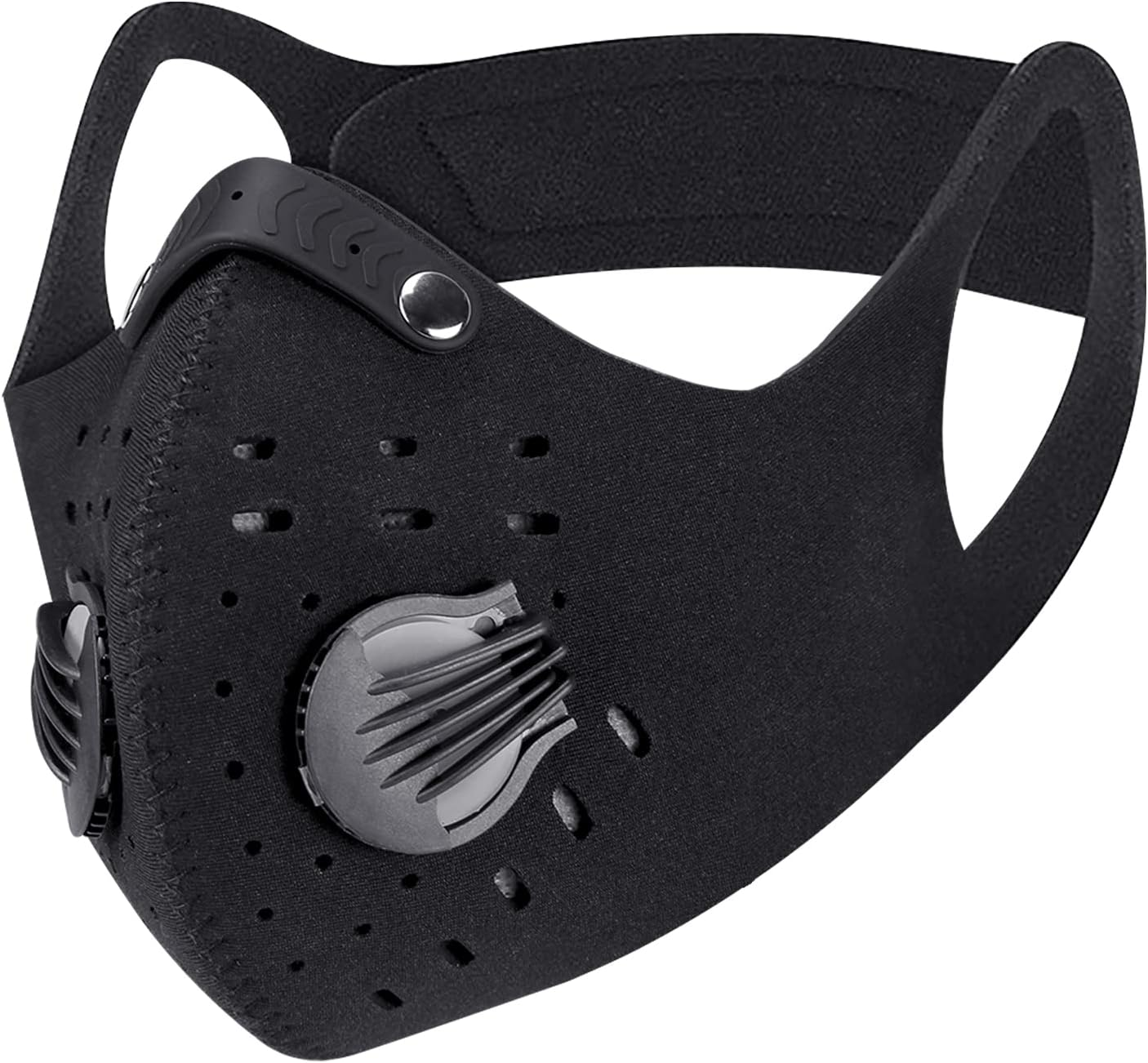 PISIQI Dust Mouth Face Cover Half Face Sports Face Protections anti Dust Face Mouth Riding Cover with Valve Reusable Breathing Lightweight Face Shield Outdoor Facial for Men and Women image number 2