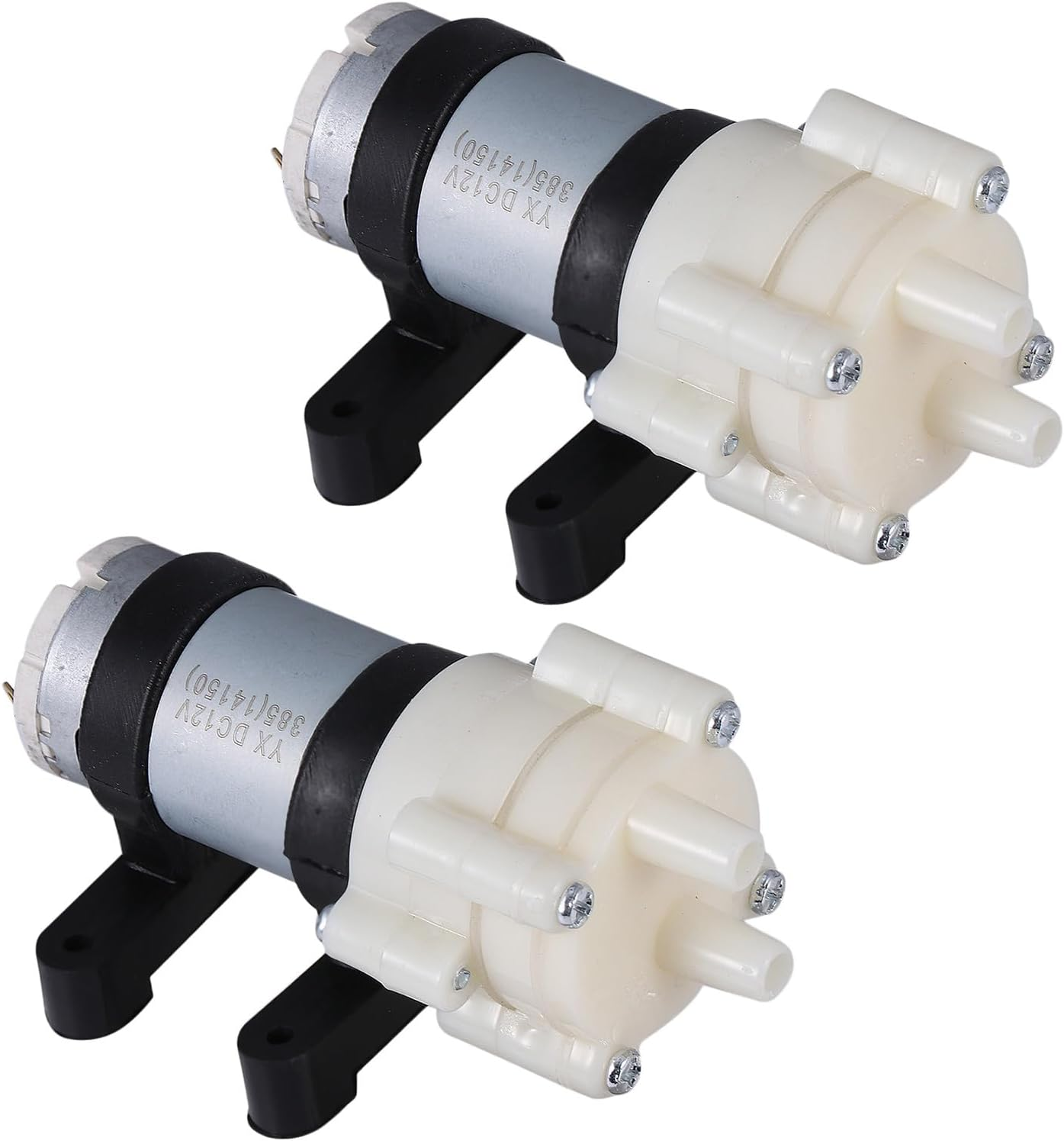 Kichvoe 2Pcs Micro Diaphragm Water Pump 6V-12V - Small Quiet Circulation Pump Low Voltage and Portable for Small Aquariums and Fish Tanks image number 6