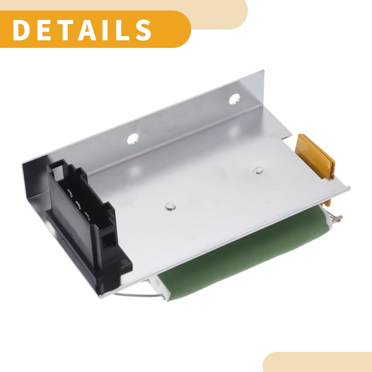 X AUTOHAUX HVAC Blower Motor Resistor Heater Blower Resistor No.Jdal152449B/59929/Vpm9064/Al152449 for John Deere 2014-2020 Plastic Metal 1 Pcs image number 2