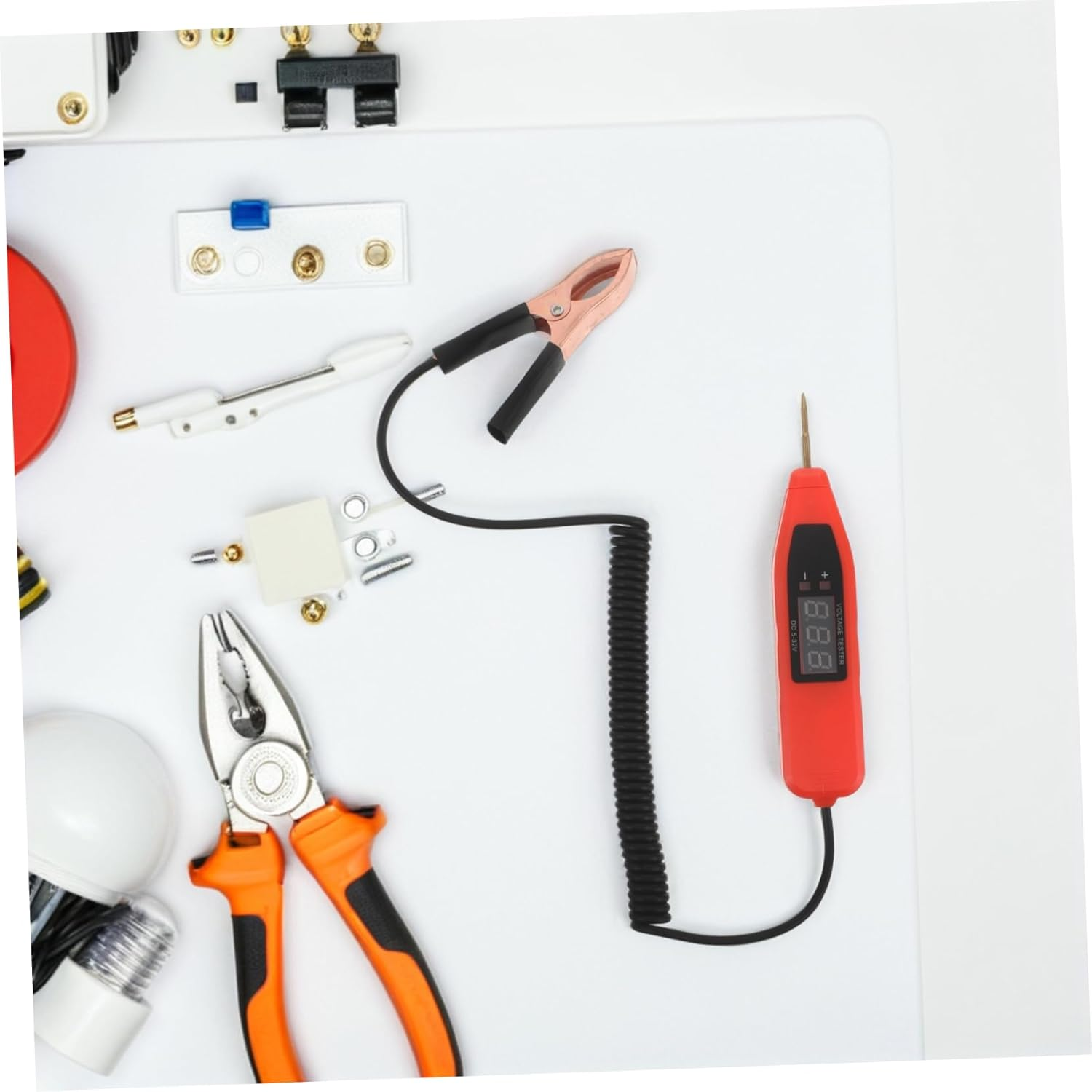 ZUNOXAZ Car Circuit Test Pen Automotive Voltage Tester Light Fuse Tester Electrical Inspection Probe for Battery Ignition System image number 1