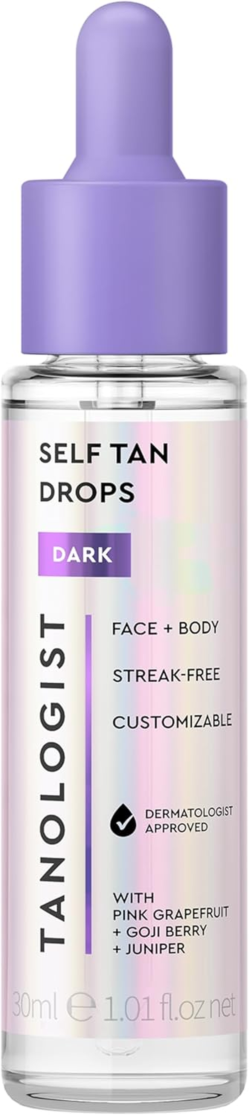Tanologist Fake Tan Drops Dark (30 Ml) Add Self Tanning Drops to Skin Care for Sensitive Skin Dermatologist Approved Clean Ingredients & Vegan image number 5