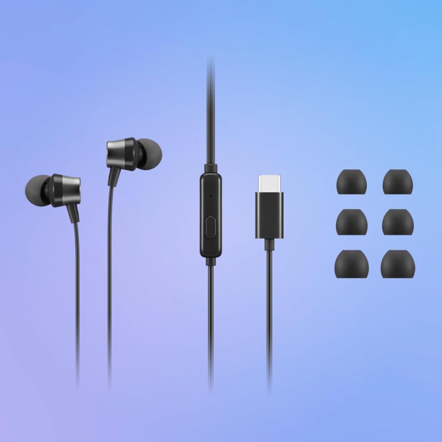 USB-C Wired In-Ear Headphones image number 1