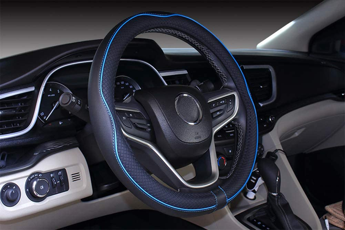 19 Inch Steering Wheel Cover for Big Trucks (19'', Black Blue) image number 6