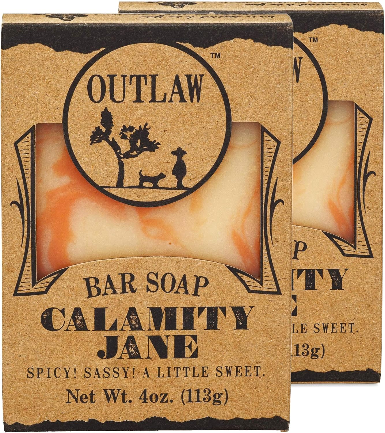 Calamity Jane Spicy Soap - 2 Pack - a Spicy Combination of Clove, Cinnamon, Vanilla, and Orange Handmade Soap to Honor a Spicy Legend of the Wild West - Men'S or Women'S Soap image number 3