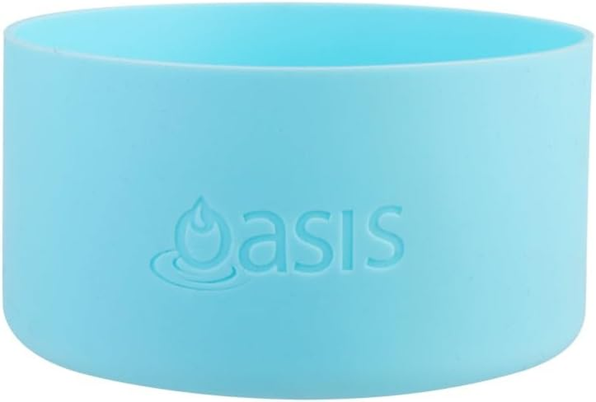 Oasis Silicone Bumper to Fit Challenger Sports Bottle 1.1 Litre - Island Blue