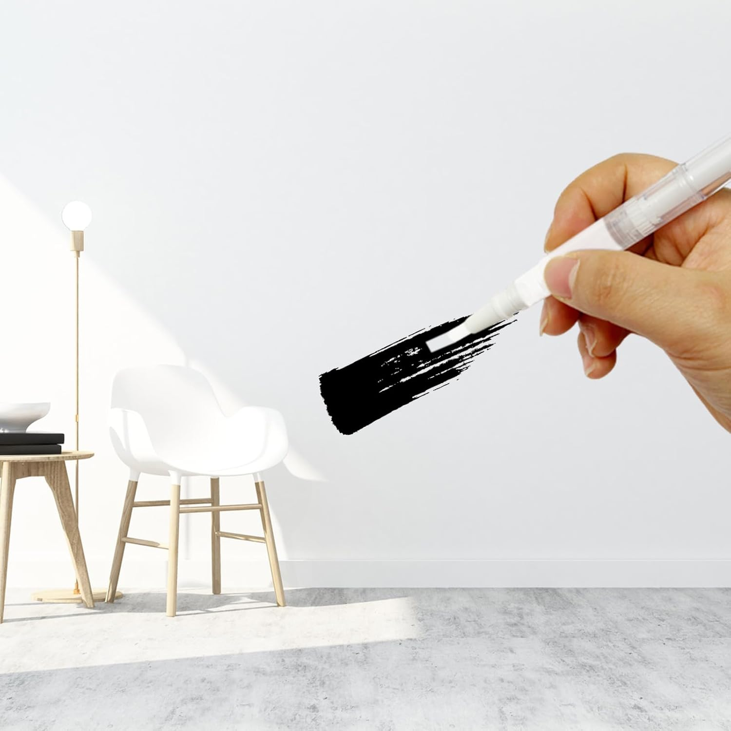 12Pcs Touch up Paint Brushes - Wall & Furniture Repair Pen Set for Drywall, Cabinets, Stains and Scratches Large Capacity Paint Touch for Easy Home Improvement image number 2