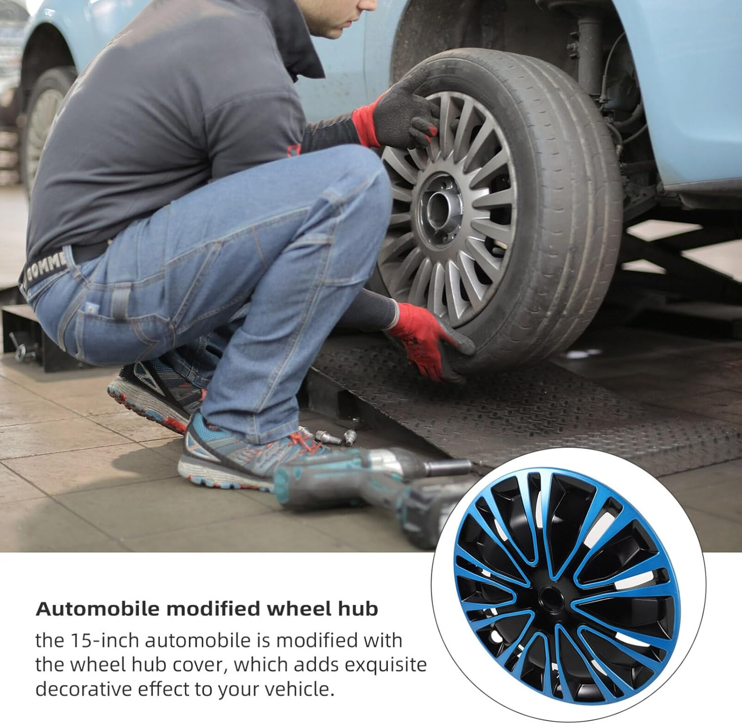 Iplusmile Wheel Cap Car Rim Cover Decorative Hubcap for Car Automotive Wheel Hub Covers