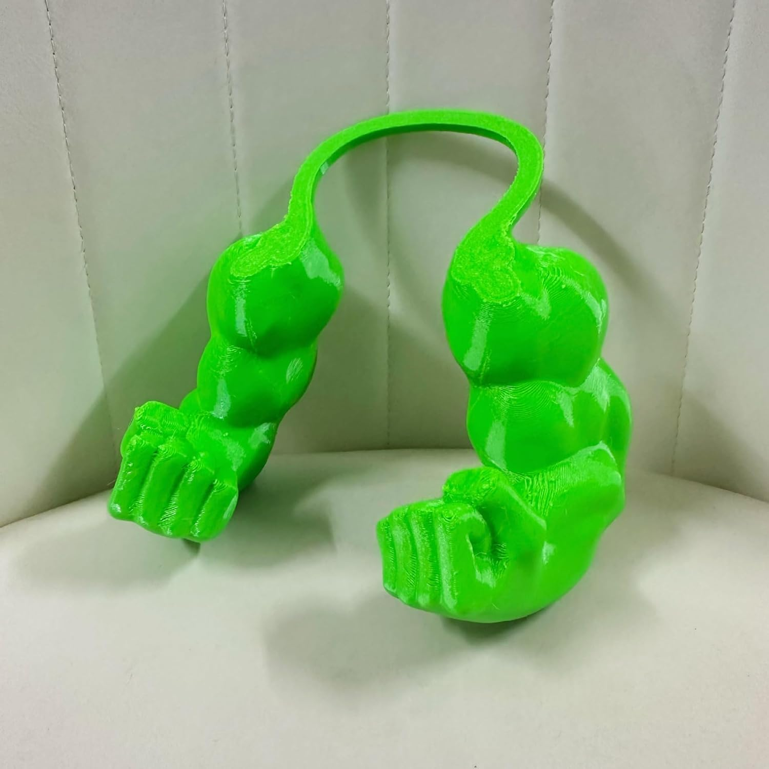 Creative Cat Muscle Arms, 3D Printed Cat'S Neck Arm with Muscle, Funny Pet Props Hanging Arm for Kitten Birthday Party Supplies (Green) image number 6