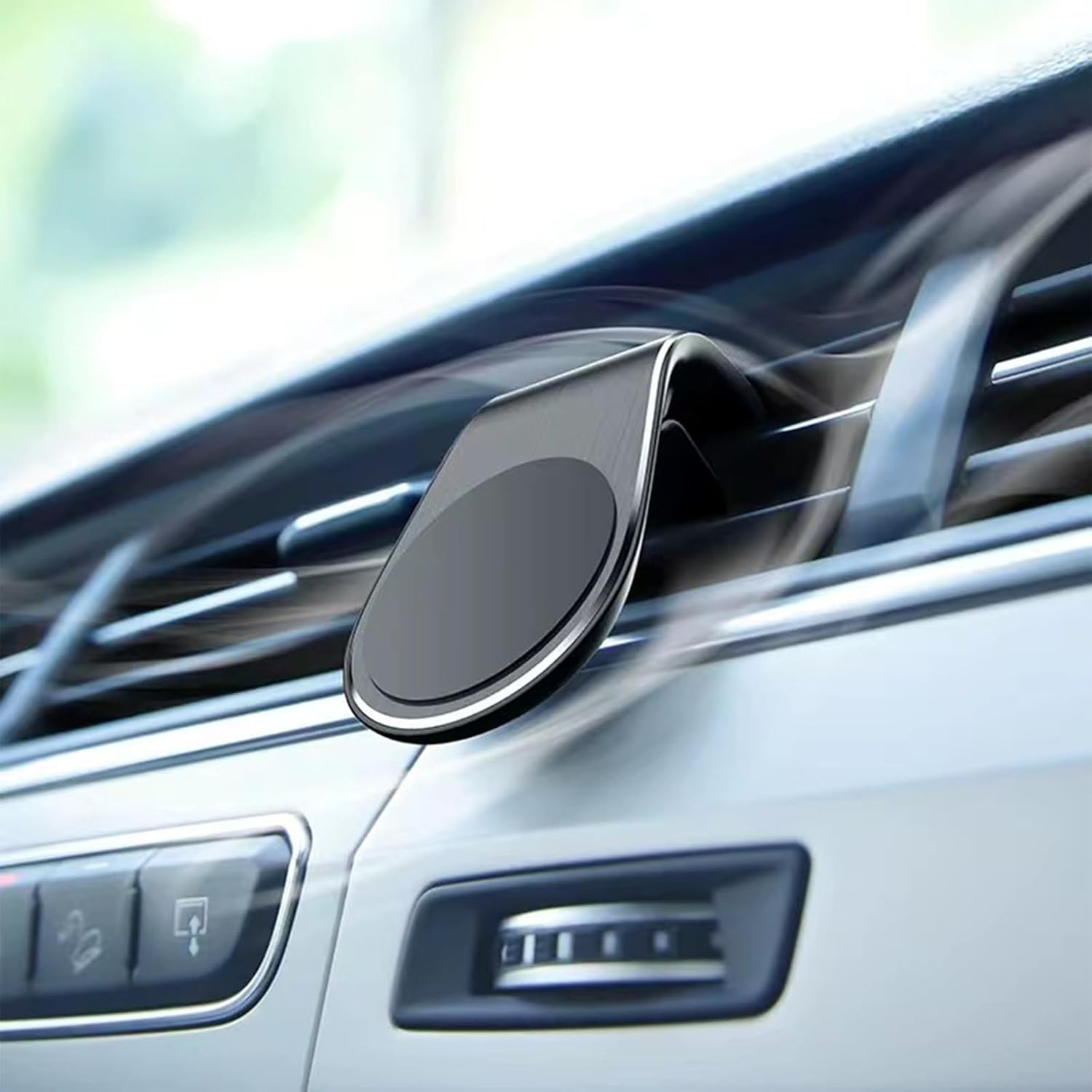 Car for Air Vent Car Mount, Speedometer Holder, Magnetic Holder for Ooono Co-Driver NO2/NO1 with Clips, Car Mobile Phone Holder, Universal Mobile Phone Holder, Car Accessories, Car Magnetic image number 1