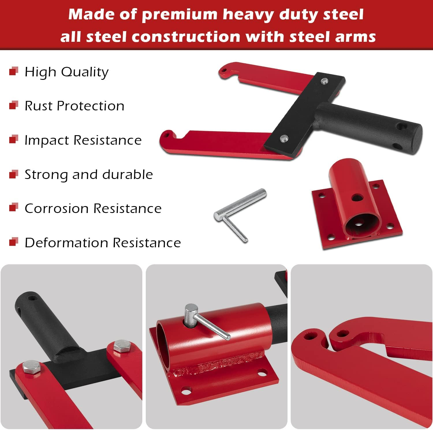 Dearchan T-0156-A Heavy Duty Transmission/Small Engine Holding Fixture Tool with Base Fit for Ford/Chrysler image number 1