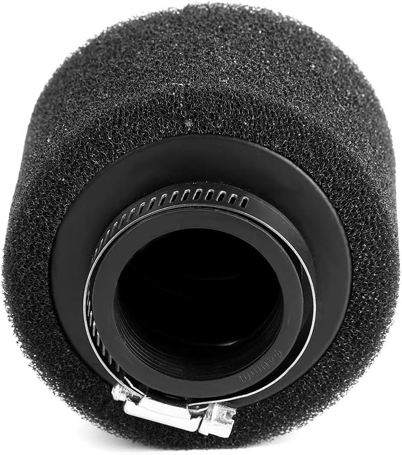 Universal Motorcycle Modification Air Filter Cleaner,Aluminium Black Air Intake Filter for 50Cc/110Cc/125Cc/140Cc/150Cc/160Cc(45Mm)