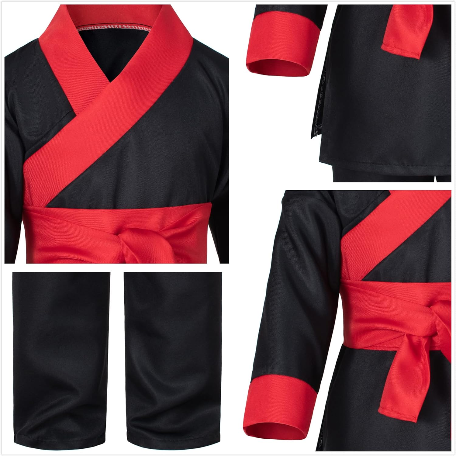 Elibelle Dress up Warrior Samurai Costume Boys Halloween for Kids image number 3