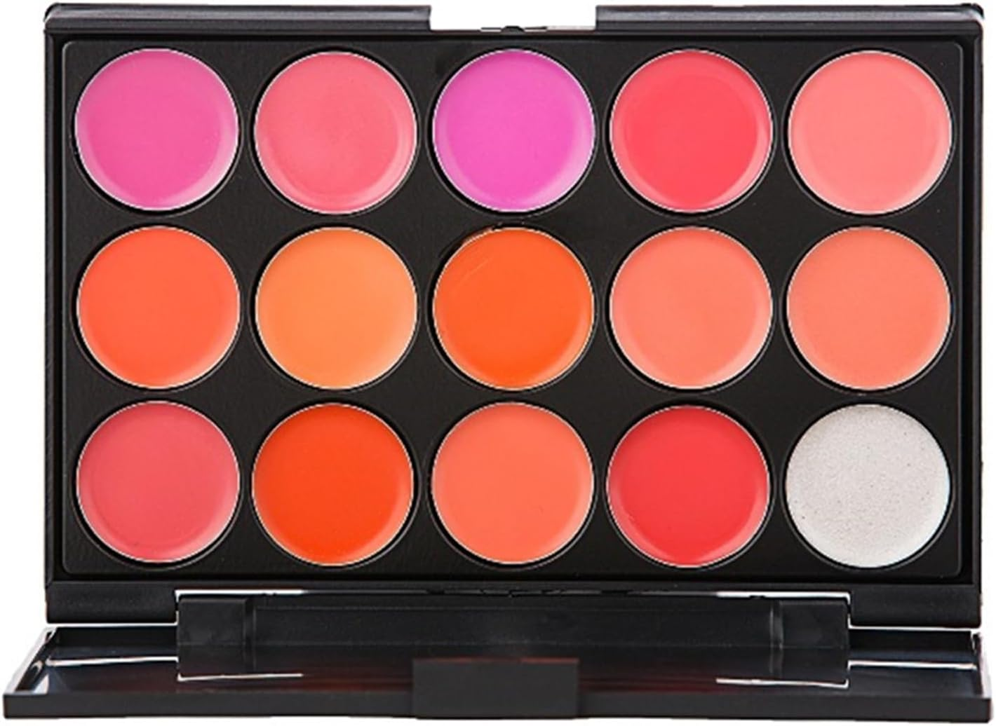 Pro 15 Colours Cream Lip Gloss Makeup Palette Cosemetic Contouring Kit - Ideal for Professional and Daily Use