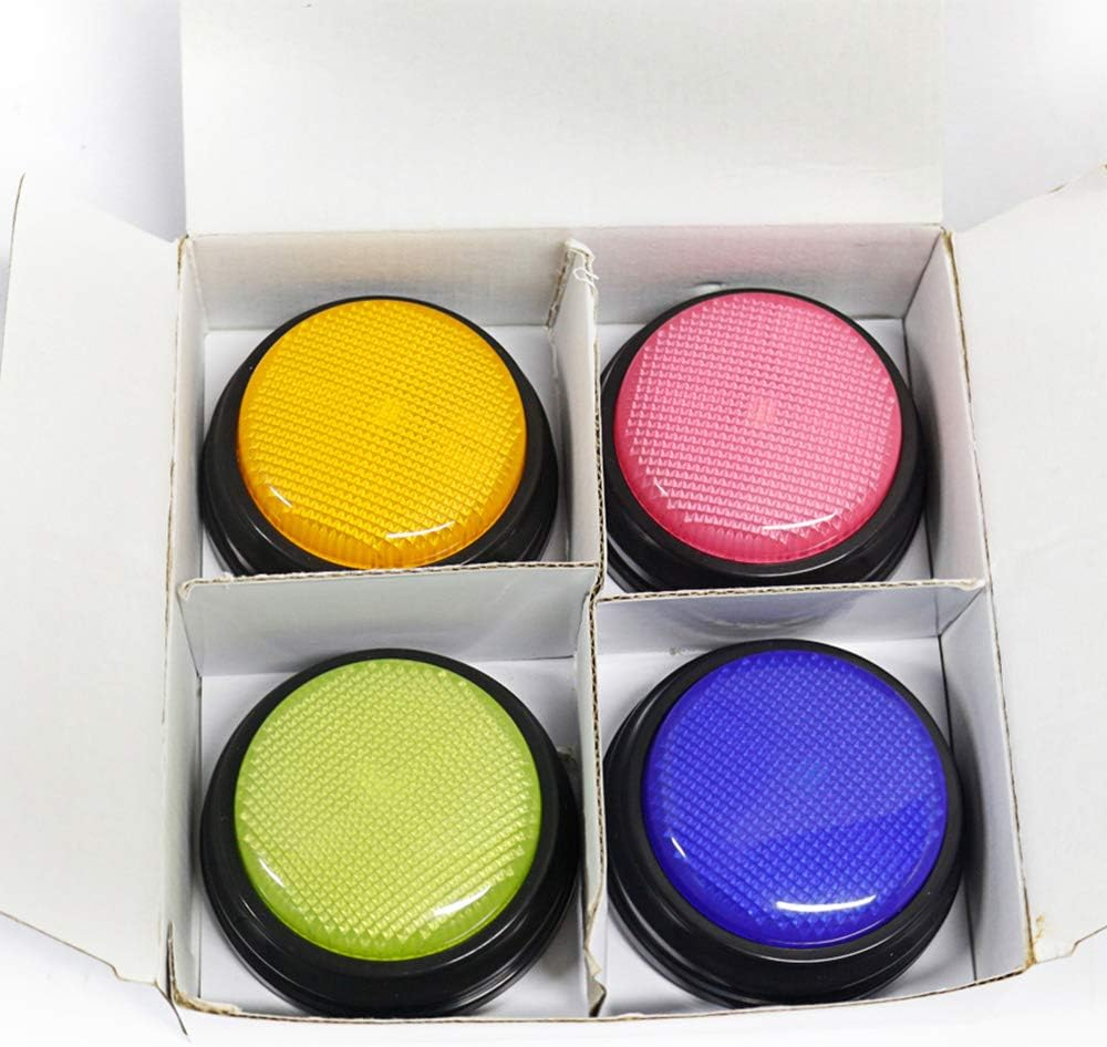 Goofly Recordable Talking Button with Led Function Learning Resources Answer Buzzers Blue image number 5