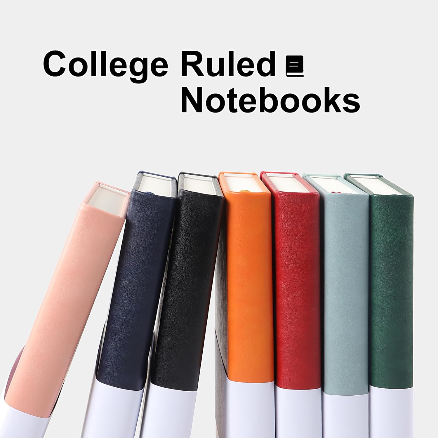 2026 Academic Diary - Daily Planner A5 Diary, Day per Page,Leather Academic Year Diaries from Jan to Dec, Self-Care 2026 Journal Notebook, Monthly Planner with Pen Loop (Black) - Haze Blue image number 2