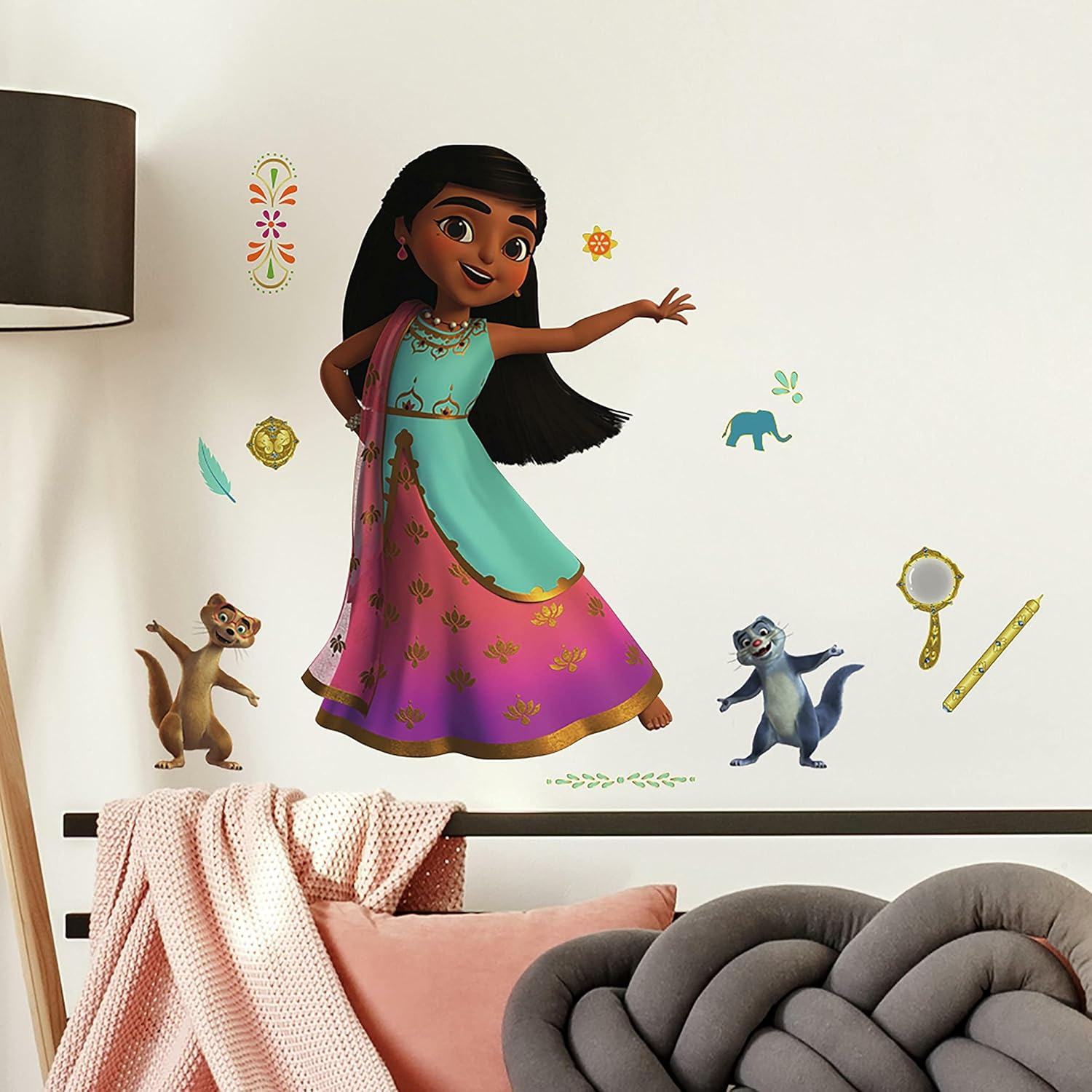 Roommates RMK4697GM Mira: Royal Detective Peel and Stick Wall Decals