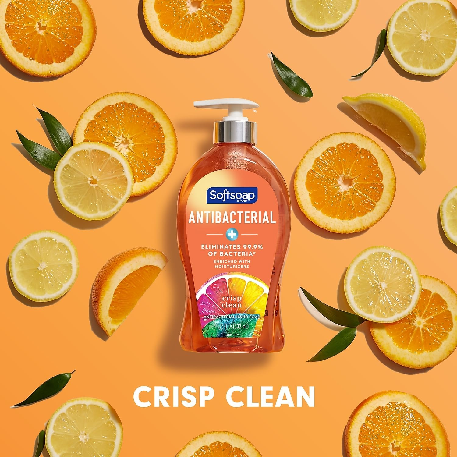 (Antibacterial Crisp Clean, 330Ml) - Softsoap Liquid Hand Soap Pump, Antibacterial Crisp Clean, 330Ml