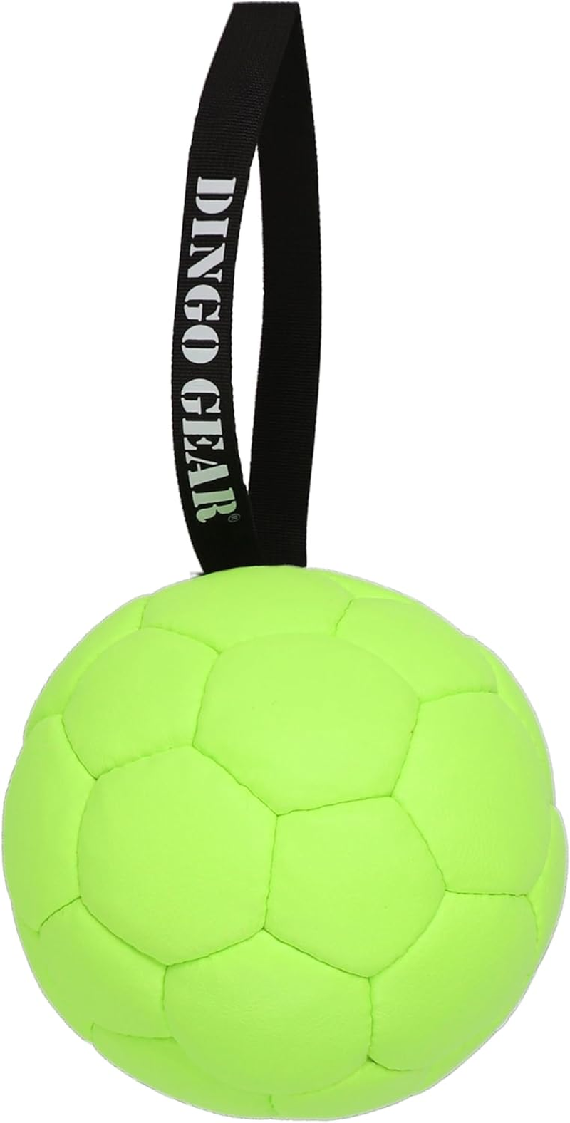Dingo Gear Ball with Loop Filled Full Ball Made of Eco Leather Diameter of 18 Cm Dog Toy Training Ball Dog Training Fun for Dogs Orange S02698